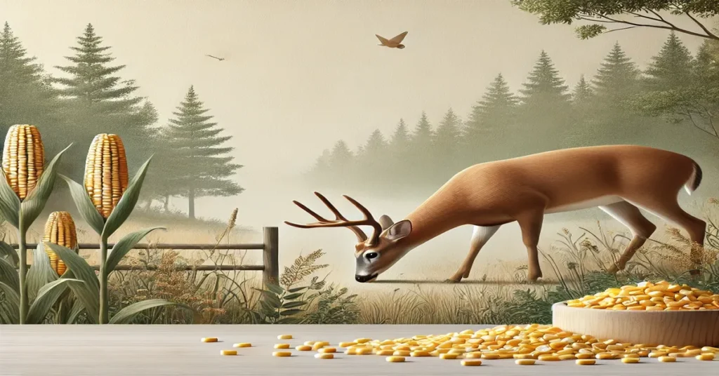 deer corn