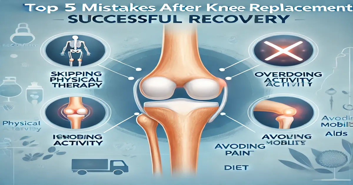 top 5 mistakes after knee replacement