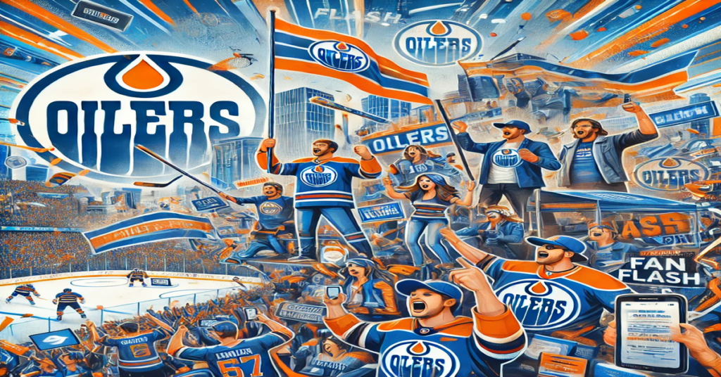 Edmonton Oilers Fan Flash